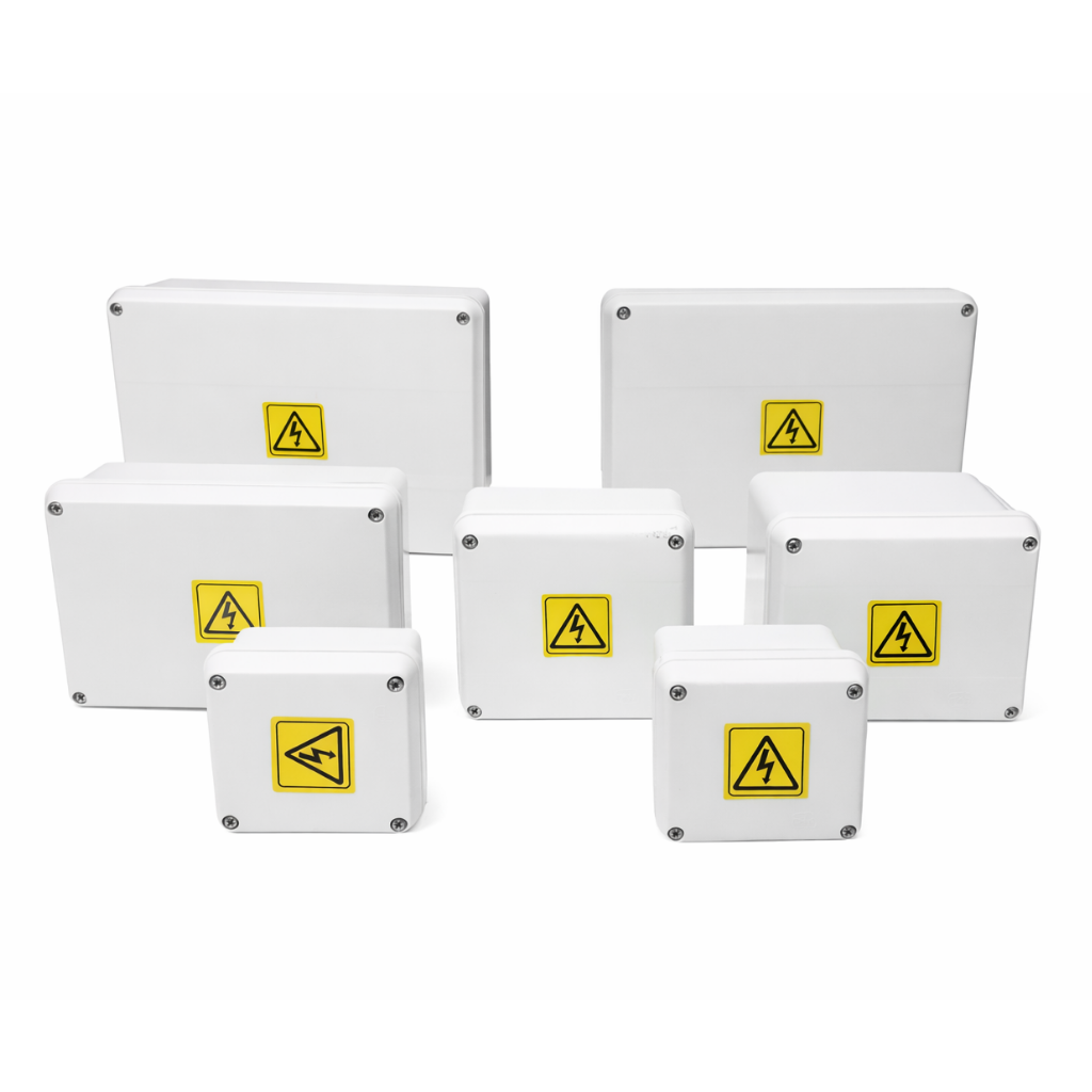 CAJA PASO ESTANCO REFORZ PVC 20*15*7