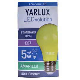LAMP A60 LED 5W AMARILLO E27