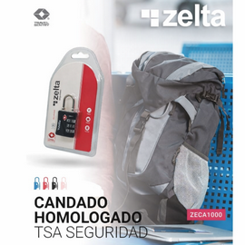 CANDADO COMBINACION TRIPLE VIAJERO